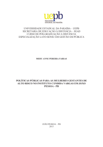 UNIVERSIDADE ESTADUAL DA PARAÍBA – UEPB SECRETARIA