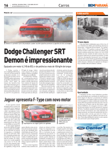 Dodge Challenger SRT Demon é impressionante