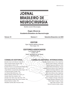 texto completo do fascículo - Academia Brasileira de Neurocirurgia