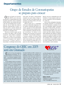 Departamentos - Jornal SBC - Sociedade Brasileira de Cardiologia