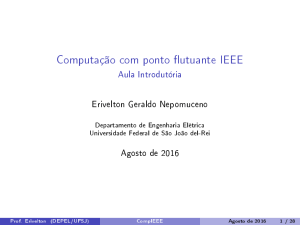 Computação com ponto flutuante IEEE
