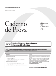 Redes, Sistemas Operacionais e Sistemas Distribuídos - UFFS