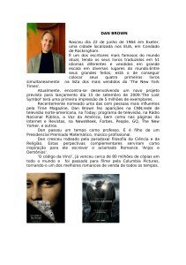 O Código Da Vinci, publicado pela Doubleday, em 18/03/03, passou