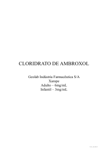 cloridrato de ambroxol
