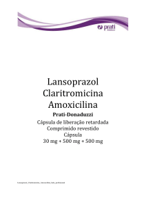 Lansoprazol Claritromicina Amoxicilina