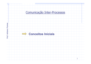 Comunicação Inter-Processos Conceitos Iniciais
