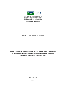 univerdidade de brasília faculdade de ceilândia curso - BDM