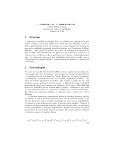 1 Resumo 2 Instrodução - Instituto de Física de São Carlos