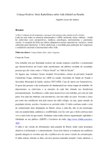 Criança Positiva: Série Radiofônica sobre Aids