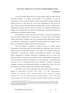 Crises Políticas - Resenha do livro Crises Políticas e Capitalismo