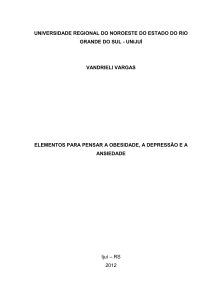 Elementos para epressão e a ansiedade