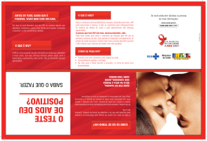 o que é hiv? como eu sei se tenho hiv?