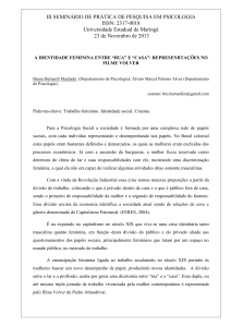 III SEMINÁRIO DE PRÁTICA DE PESQUISA EM PSICOLOGIA ISSN