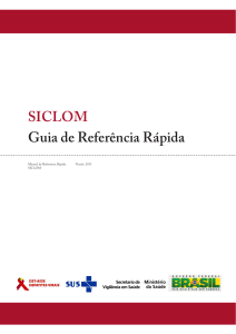 SICLOM Guia de Referência Rápida - SICLOM - Gerencial