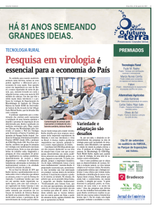 Pesquisaemvirologiaé - Sociedade Brasileira de Virologia