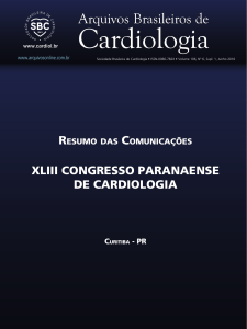 XLiii ConGResso PaRanaense de CaRdioLoGia