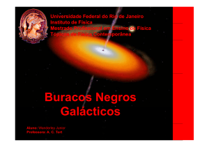Buracos Negros G áalcticos - Instituto de Física / UFRJ