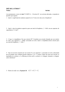 PRÉ-RELATÓRIO 7 Nome: turma: