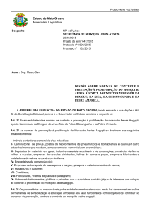 Proposição - Assembleia Legislativa do Estado de Mato Grosso