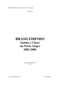 brasileirinho - Jornalismo Cultural