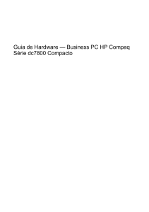 Business PC HP Compaq Série dc7800 Compacto
