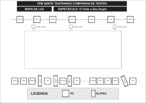 Mapa de luz - Tem Gente Teatrando