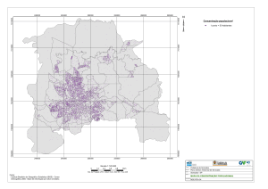 Mapa da Concentração Populacional