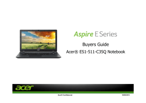 Acer Notebooks