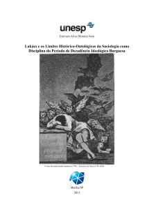 Lukács e os Limites Histórico-Ontológicos da