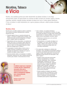 Nicotina, tabaco, e V&iacute;cio - Campaign for Tobacco