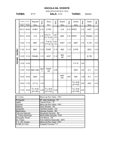 3.10 turno - Agrupamento de Escolas Gil Vicente