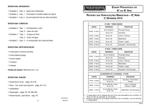 2o Bimestre 2016