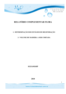 relatório complementar flora - Prefeitura de Mogi das Cruzes