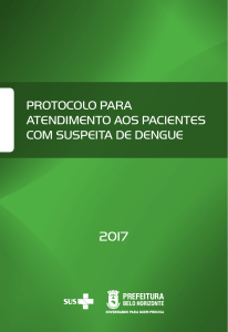 protocolo para atendimento aos pacientes com suspeita de dengue