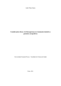 O paciente seropositivo - Repositório Institucional da Universidade