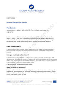 Pandemrix, INN-Influenza vaccine (H1N1)v (split - EMA