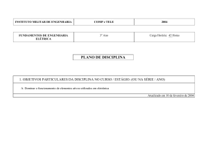 plano de disciplina