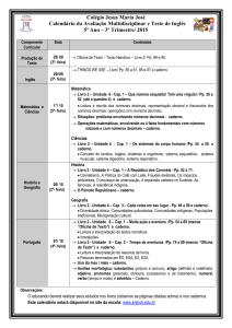 3º Trimestre/ 2015