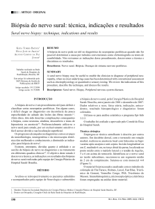 Biópsia do nervo sural: técnica, indicações e resultados