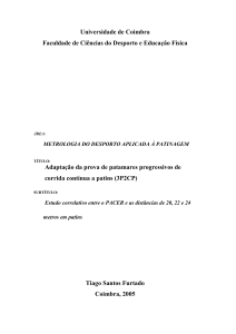 Dissertação de licenciatura de Tiago Santos Furtado