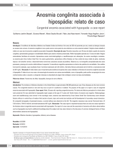 Anosmia congênita associada à hipospádia: relato de caso