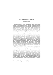 Disputatio, Volume Suplementar 1 (1998) NEM UMA BESTA, NEM