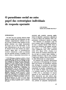O parasitismo social no rato: papel das %estratégias> individuais de