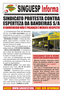 Jornal do Sindicato dos Guincheiros