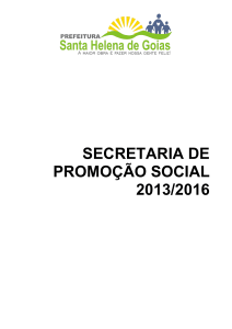 secretaria de promoção social 2013/2016