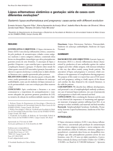 Lúpus eritematoso sistêmico e gestação: série de casos com