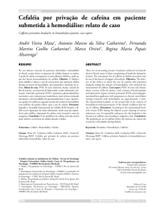 relato de caso - Revista Neurociências