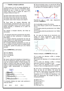 1º ano EF04 Trabalho, Energia e Potência