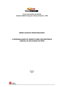 maria augusta neves machado a personalidade do - BDJur