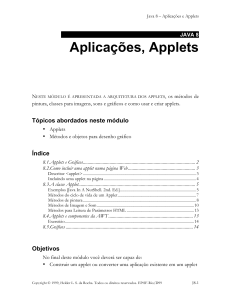 Aplicações, Applets